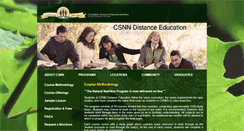 Desktop Screenshot of csnndistanceeducation.org