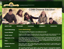 Tablet Screenshot of csnndistanceeducation.org